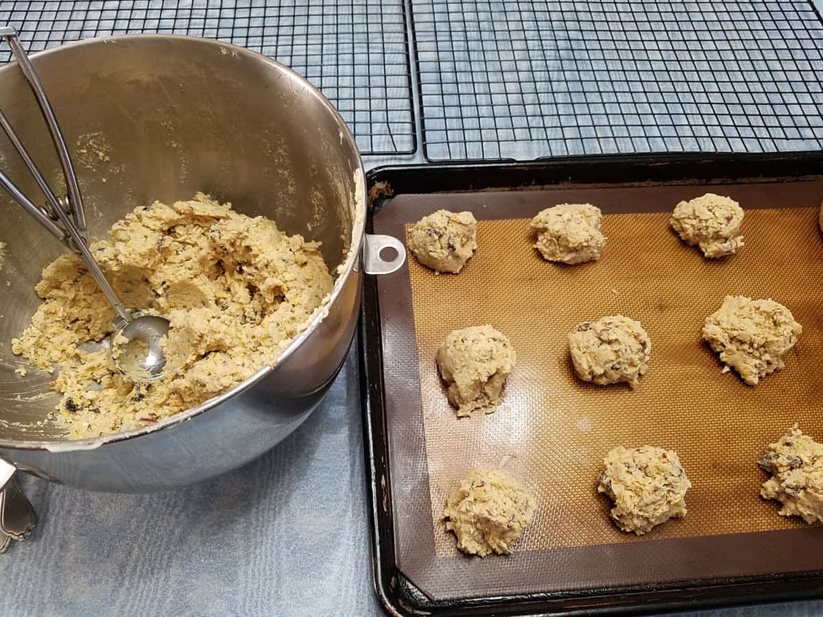 Forming Dough Balls with a Cookie Scoop