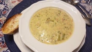 Recipe for Broccoli Cheese Soup