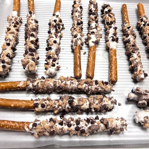 Featured Image - Recipe for Toffee Coated Pretzel Sticks