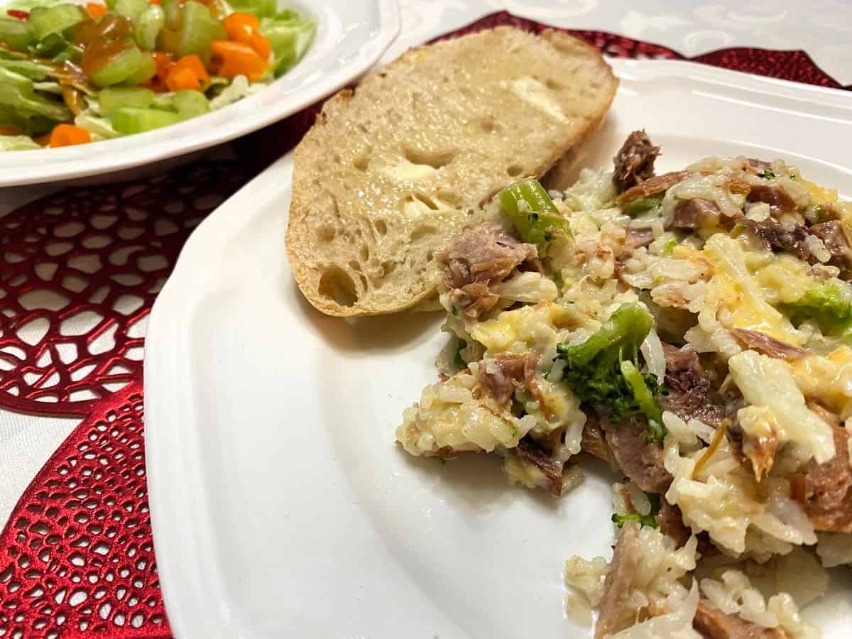 Serve with Bread and Butter and Fresh Green Salad