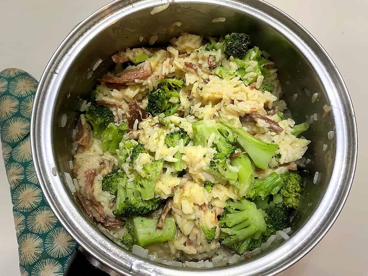Add Broccoli to the Ham and Rice