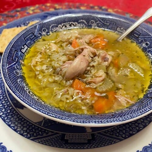 Recipe for Chicken Soup with Wild Rice