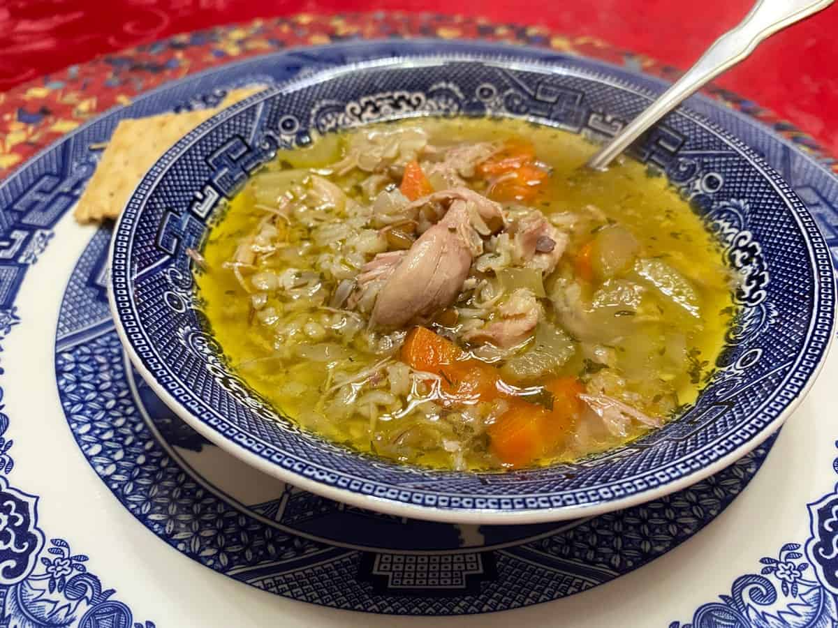 Recipe for Chicken Soup with Wild Rice