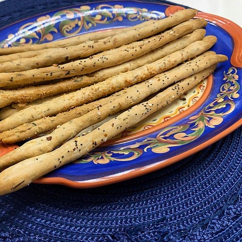 Featured Image - Recipe for Crunchy Sourdough Breadsticks (Grissini)