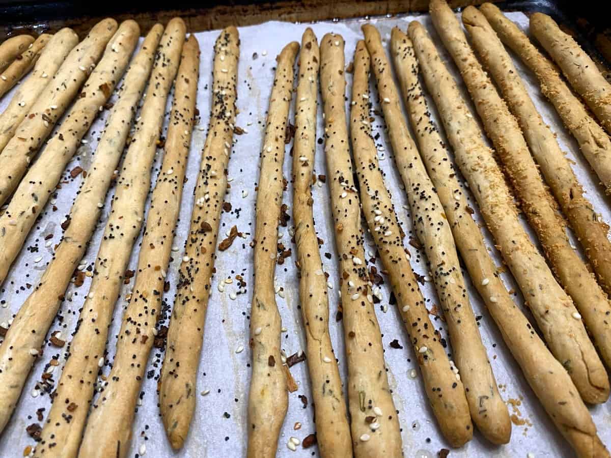 Once Baked Allow Breadsticks to Cure in Oven with Door Ajar