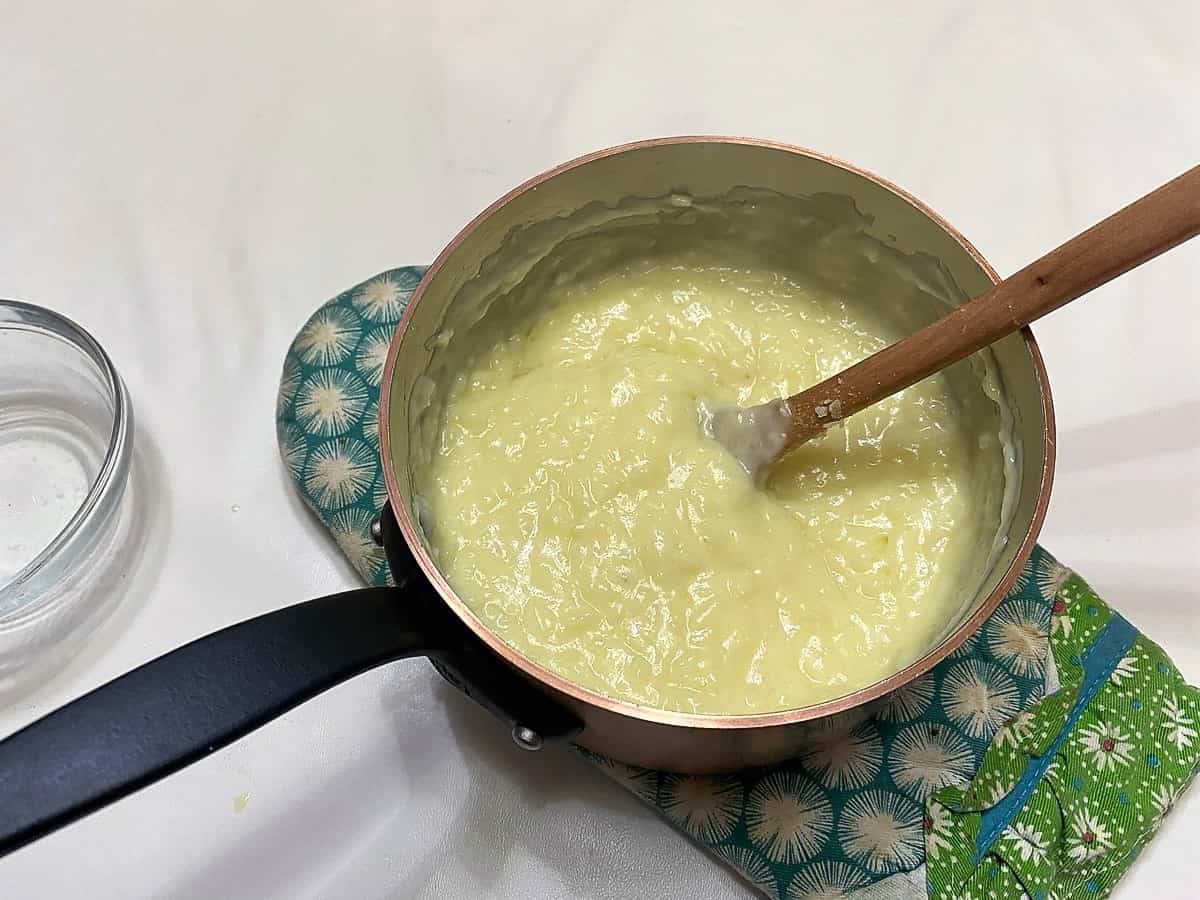 Cook Pudding on Low Heat until it Thickens