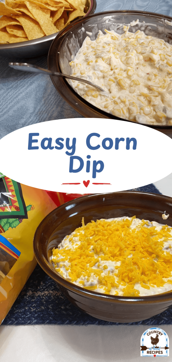 Pinterest Long Pin - Easy Corn Dip