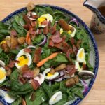 Featured Image - Recipe for Spinach Salad with Vinegar Dressing