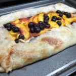 Blueberry Peach Slab Pie
