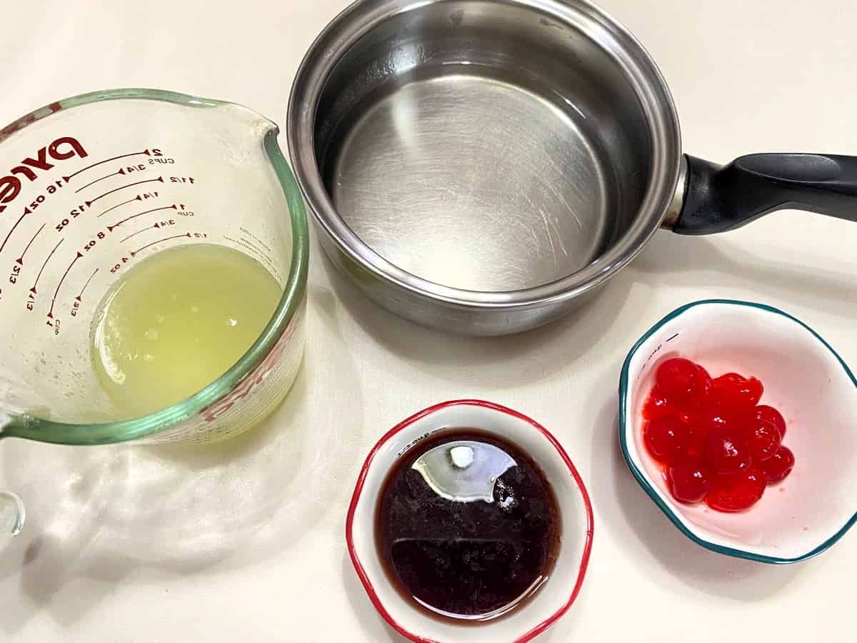 Combine Simple Syrup, Lime Juice, and Cherry Juice to Make Cherry Limeades