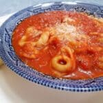 Featured Image - Recipe for Homemade Tomato Soup with Tortellini