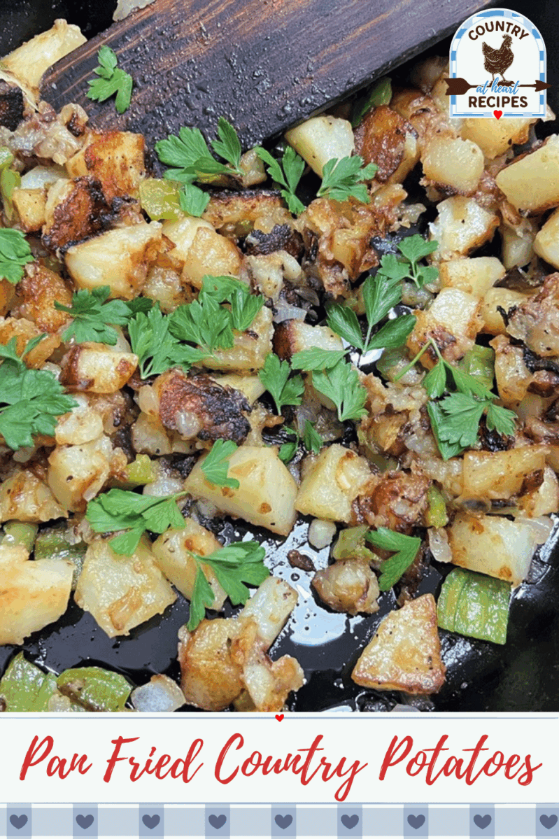 Pinterest Pin - Pan Fried Country Potatoes