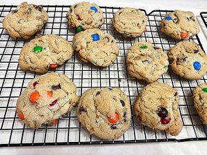 Recipe for M & M Chocolate Chip Cookies
