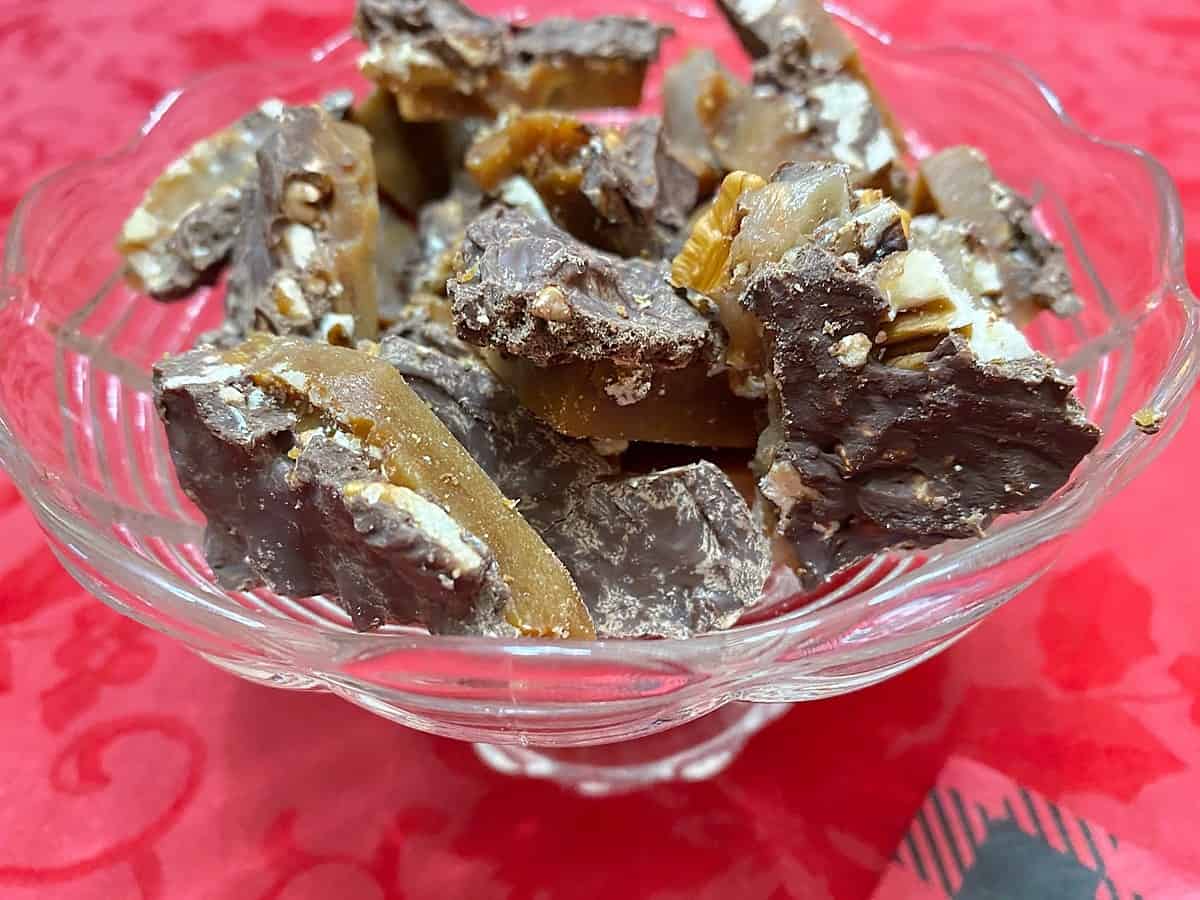 Serve Chocolate Covered Toffee for Holiday Entertaining