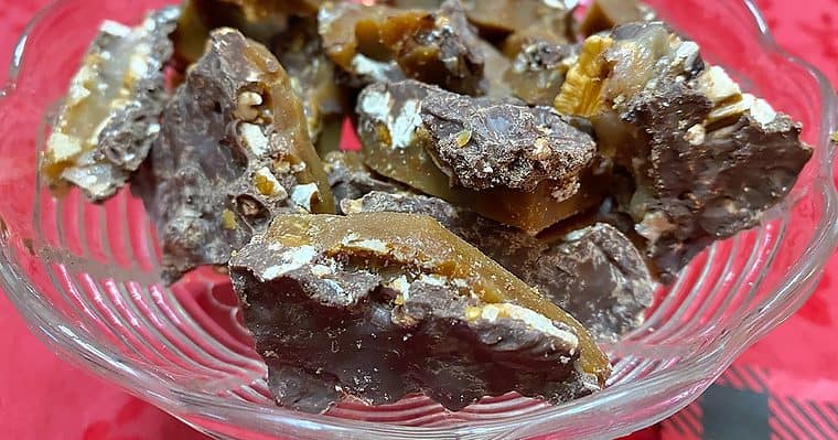 Easy Chocolate Covered Toffee