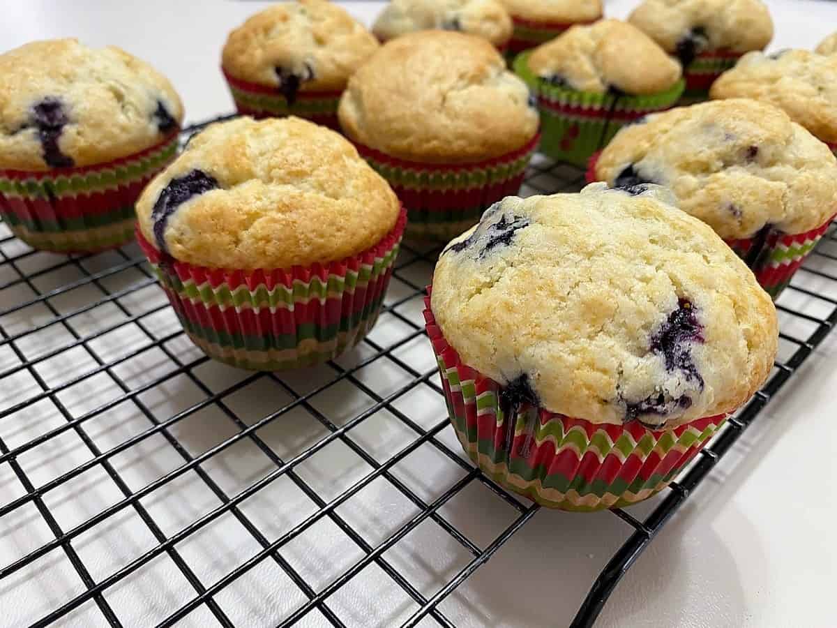 Cool Muffins on Wire Rack