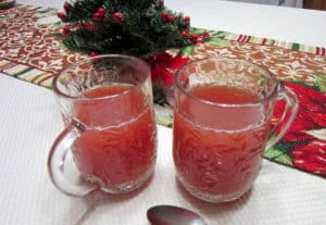 Recipe for Christmas Wassail with Pomegranate Juice