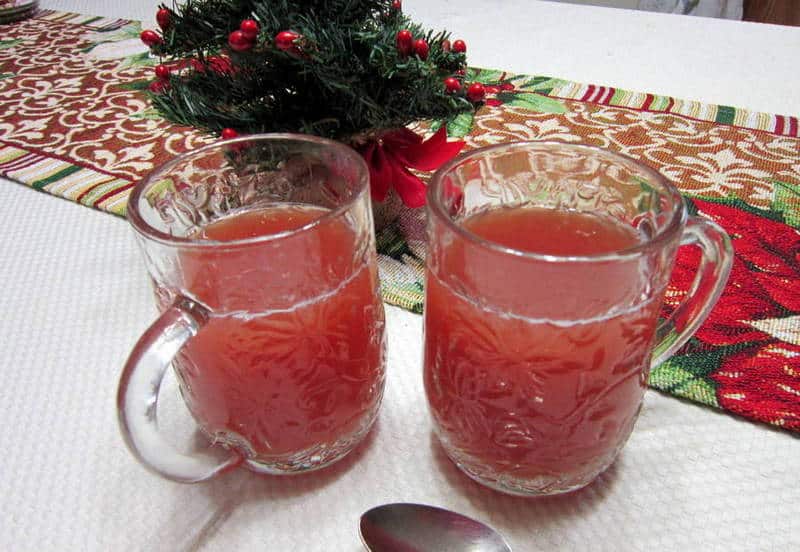 Christmas Wassail with Pomegranate Juice