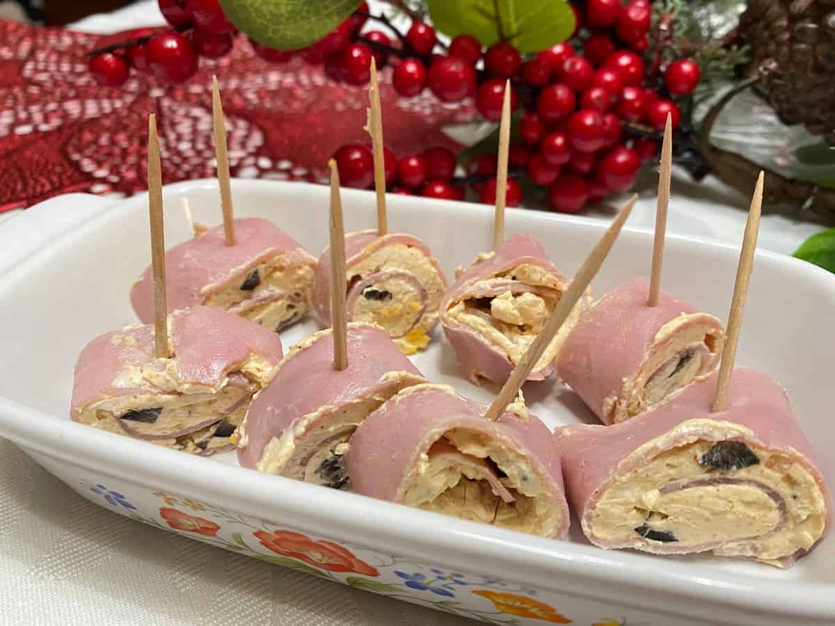 Ham Pinwheels are Perfect for a Finger Food Party
