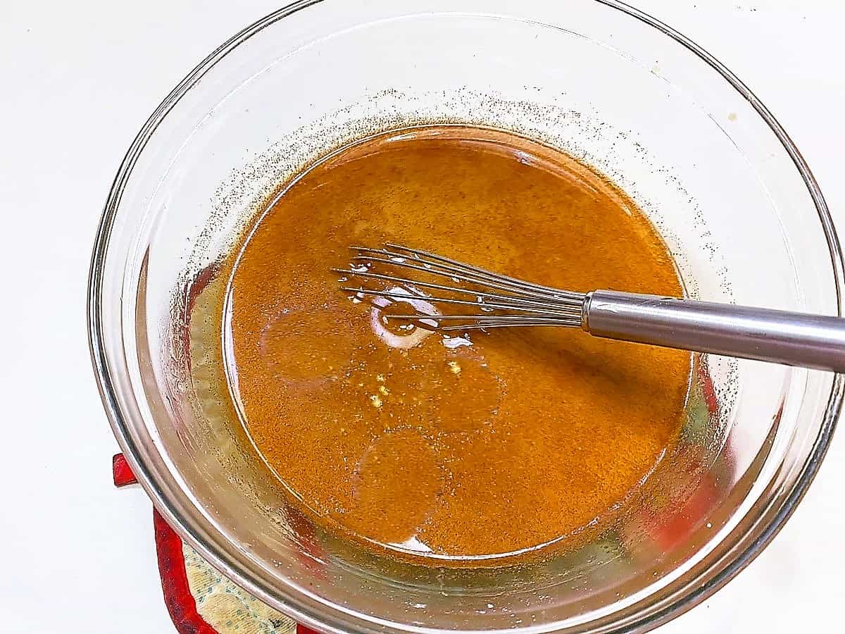 Whisk Together the Sesame Sauce Ingredients