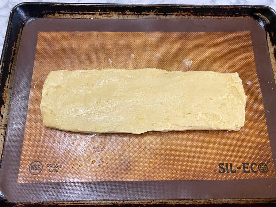 Shaping the Dough into a Log