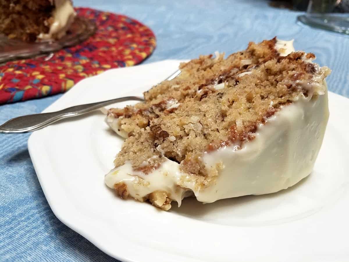 Serve Layer Cake with Cream Cheese Frosting for Dessert