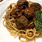 Featured Image - Homemade Spaghetti Sauce with Meatballs