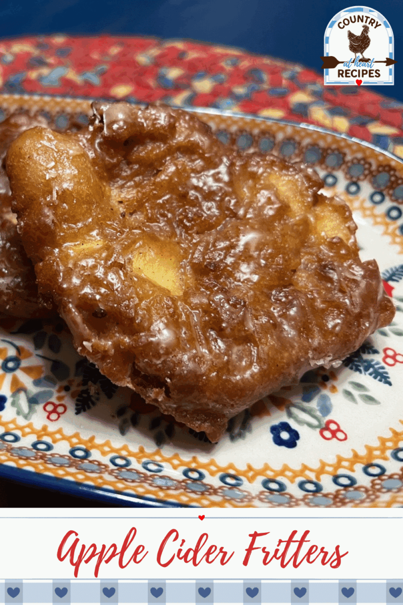 Pinterest Pin - Apple Cider Fritters