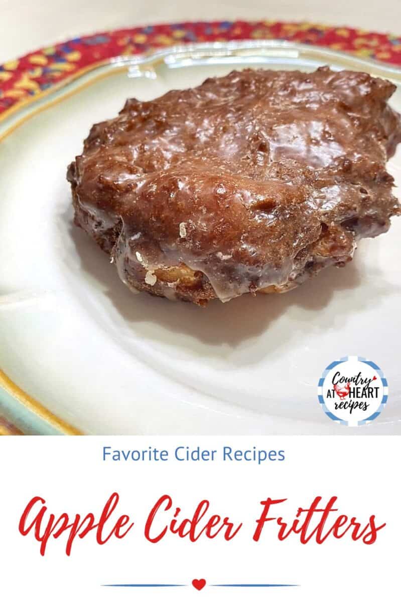 Pinterest Pin - Apple Cider Fritters