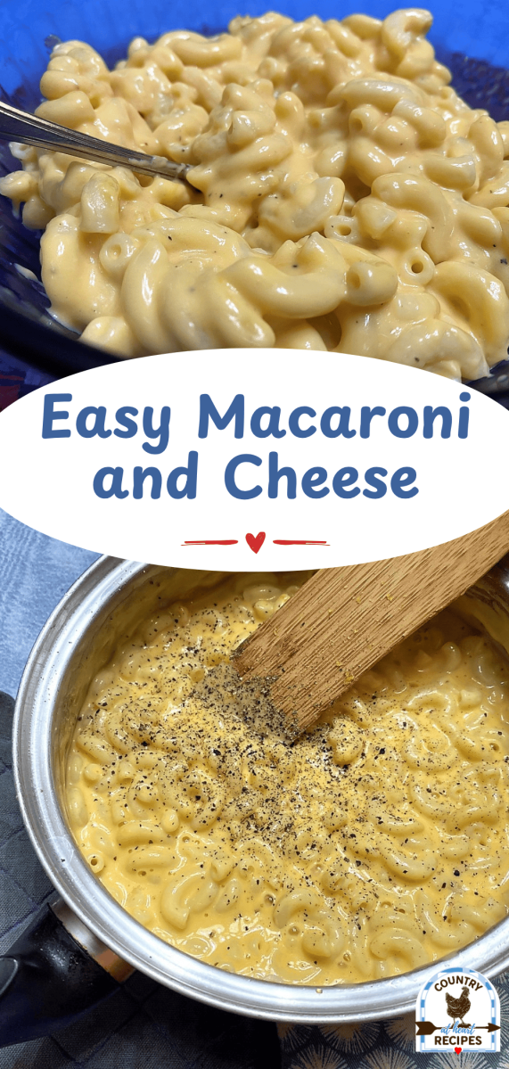 Pinterest Long Pin - Easy Macaroni and Cheese
