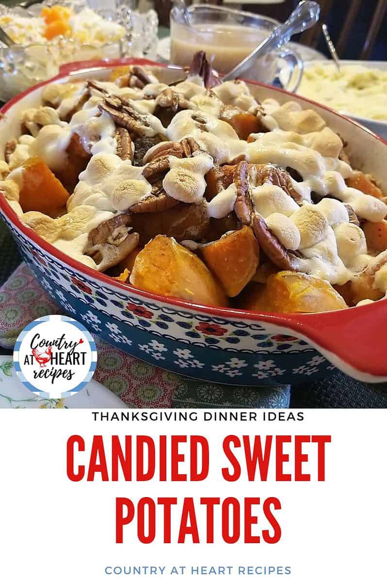 Pinterest Pin - Candied Sweet Potatoes