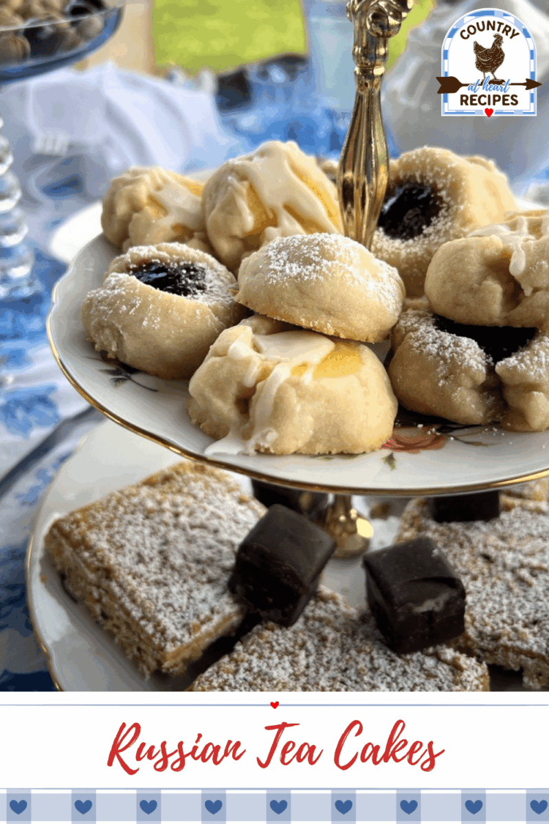 Pinterest Pin - Russian Tea Cakes