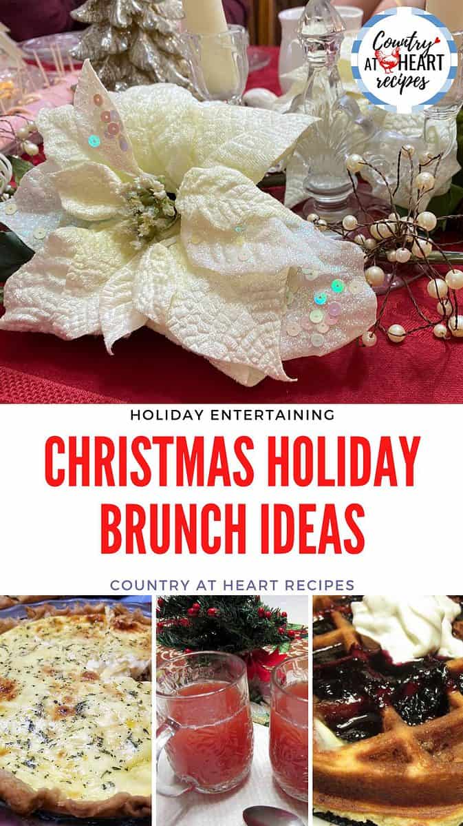 Pinterest Pin - Christmas Holiday Brunch Ideas
