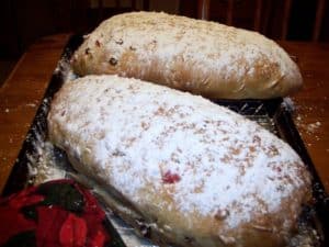 Recipe for Christmas Stollen with Marzipan