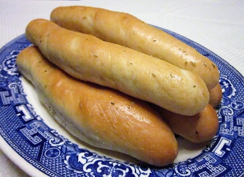 Serve Breadsticks Warm with your Favorite Italian Food - Blue Willow Platter