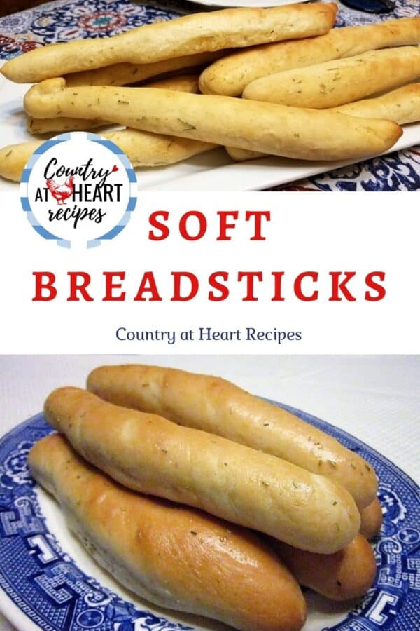 Pinterest Pin - Soft Breadsticks