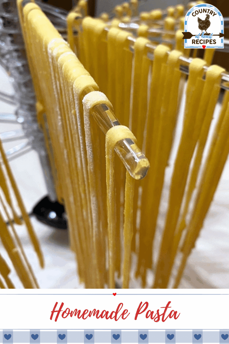 Pinterest Pin - Homemade Pasta