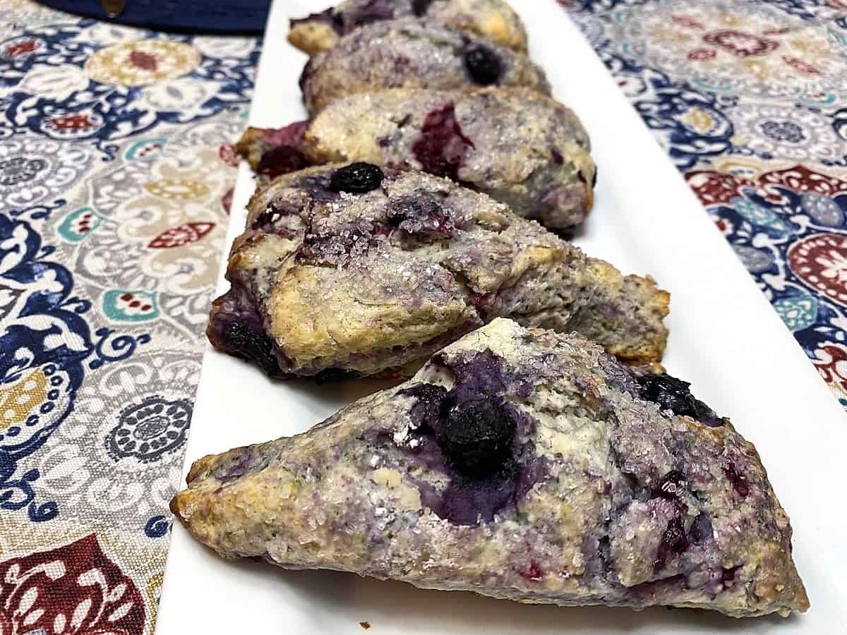 Serving Berry Scones for a Brunch or Tea Party
