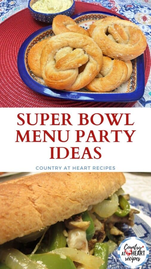 Super Bowl Menu Party Ideas