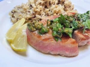 Recipe for Tuna with Parsley and Capers