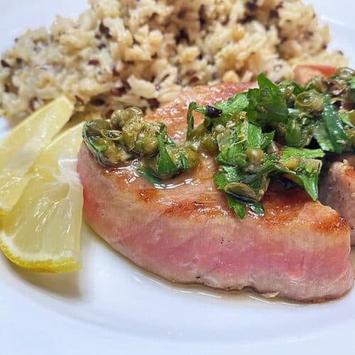 Recipe for Tuna with Parsley and Capers