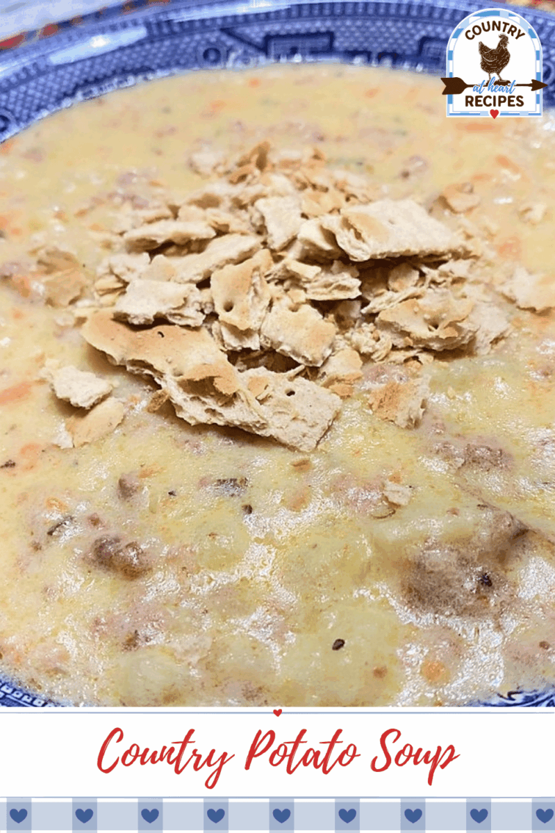 Pinterest Pin - Country Potato Soup