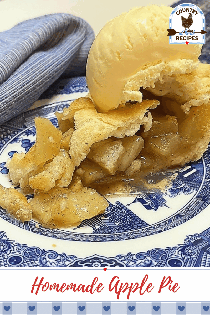 Pinterest Pin - Homemade Apple Pie