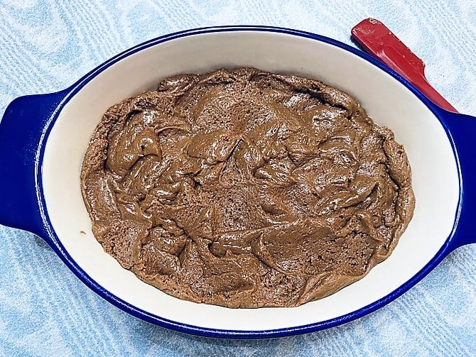 Brownie Cake Portion of this Recipe