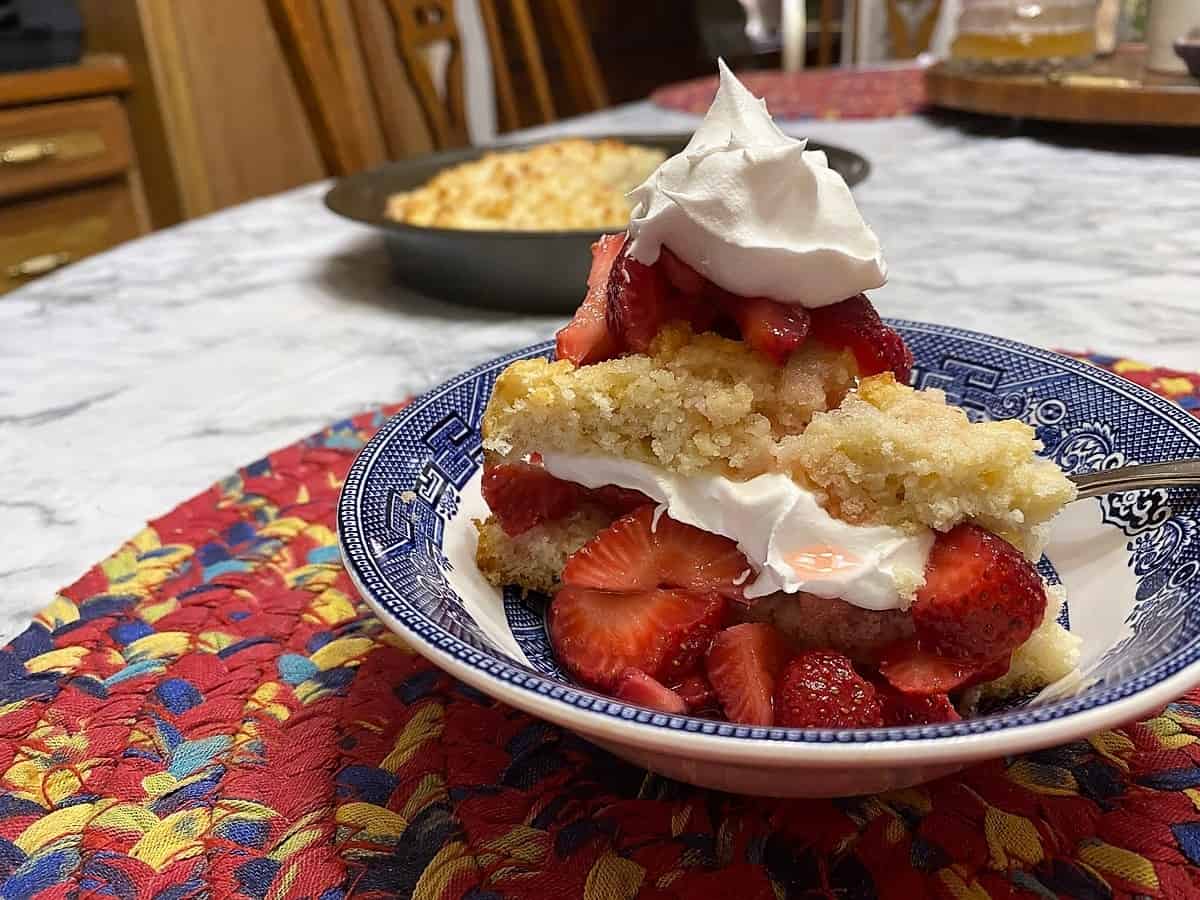 Serving Strawberry Shortcake for a Summer Dessert
