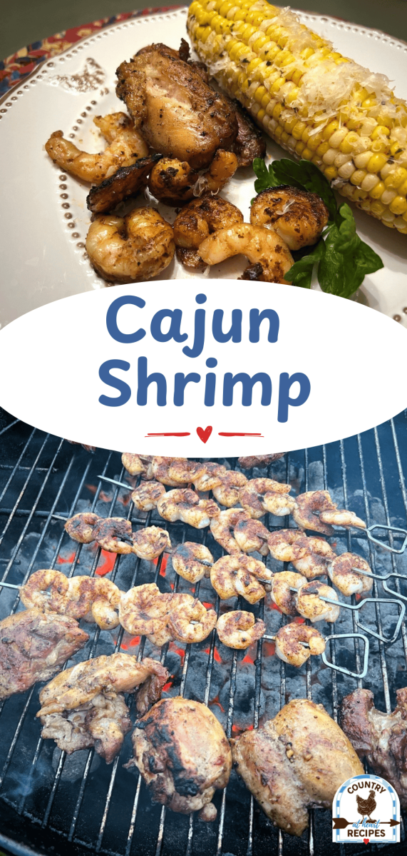 Pinterest Long Pin - Cajun Shrimp