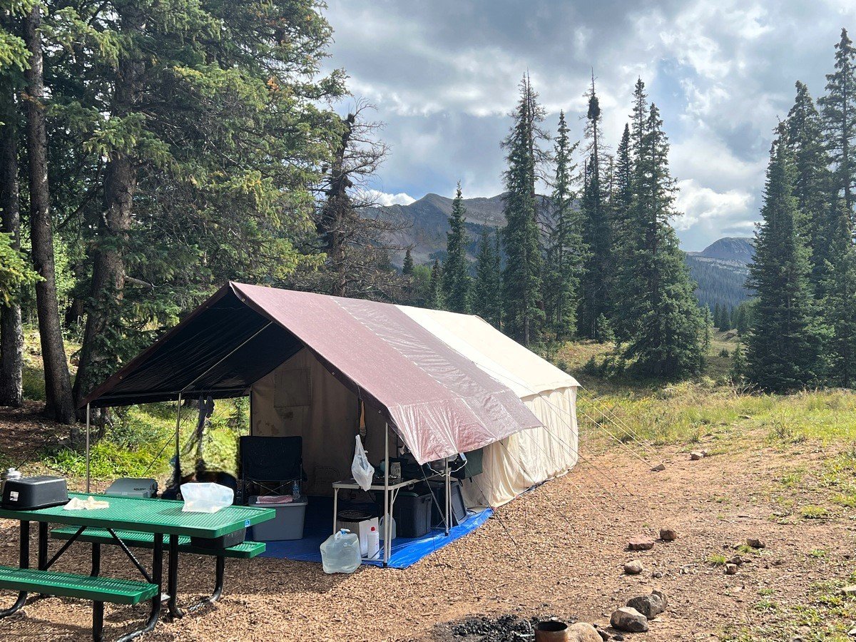 Our Tent at Molas Lake