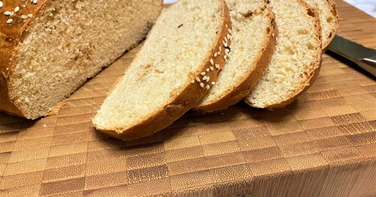 Onion Bread with Sesame Seeds