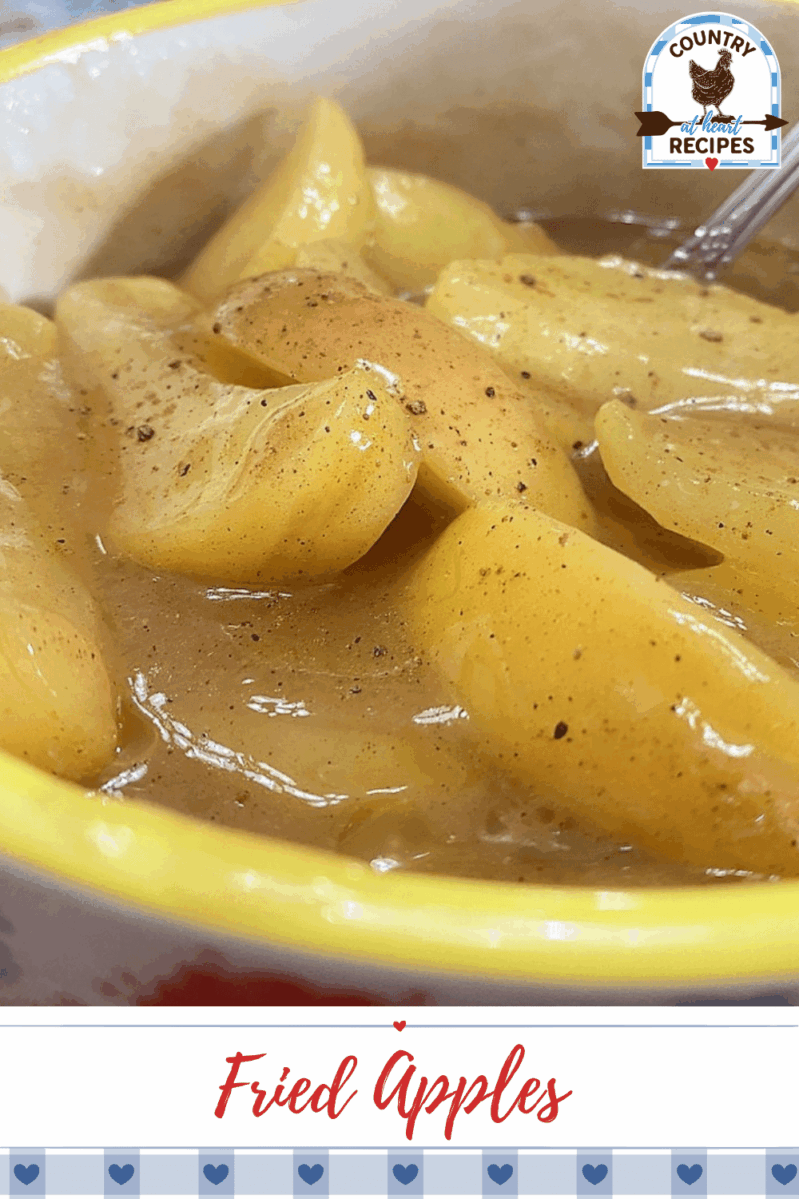 Pinterest Pin - Fried Apples