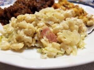 Recipe for German Spaetzle with Cabbage